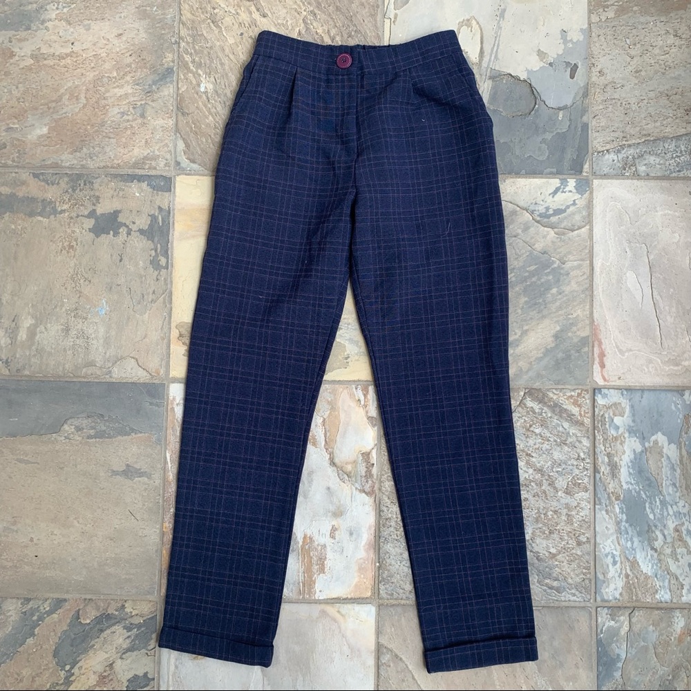 Plaid trousers